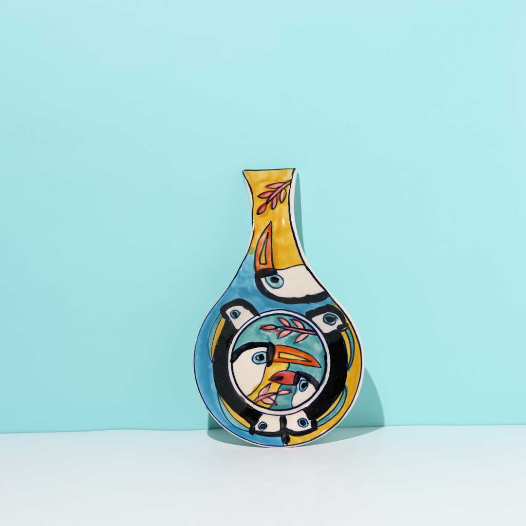 Tropical Bay Exclusive Spoon Rest Amalfiee Ceramics