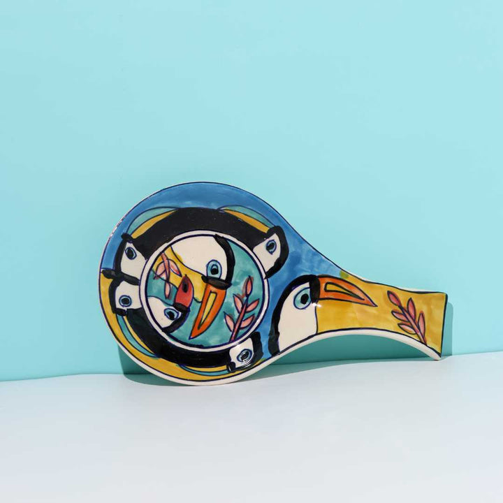Tropical Bay Exclusive Spoon Rest Amalfiee Ceramics