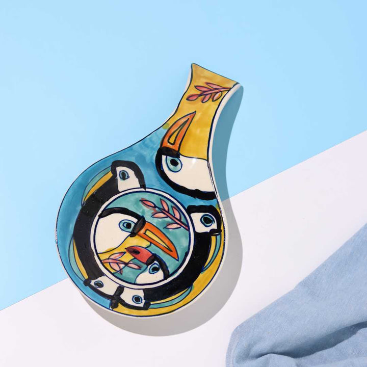 Tropical Bay Exclusive Spoon Rest Amalfiee Ceramics
