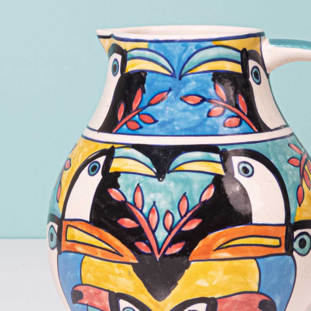 Tropical Bay Pour Ceramic Jug Amalfiee Ceramics