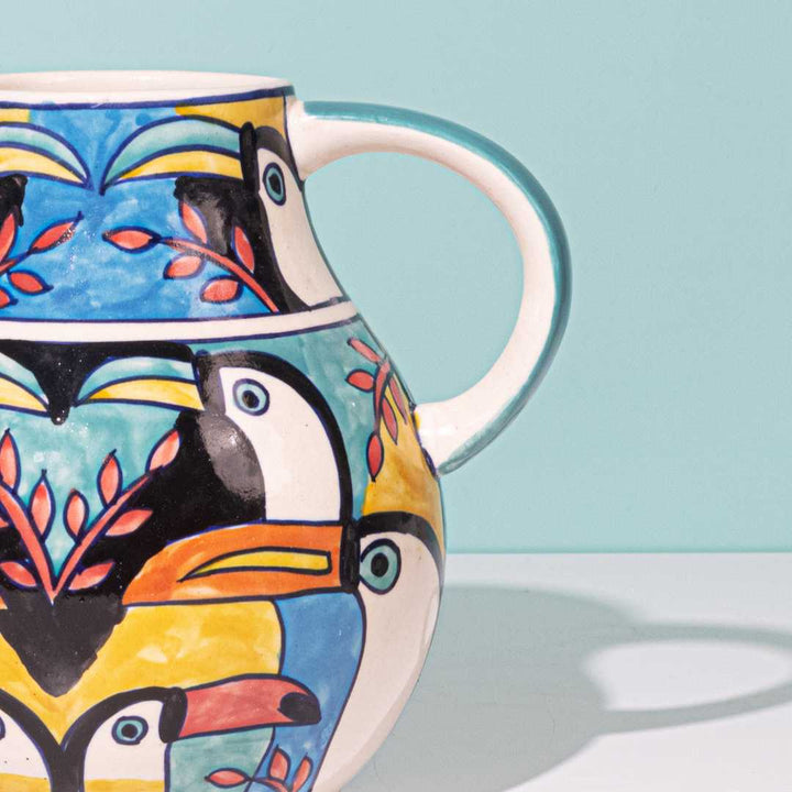 Tropical Bay Pour Ceramic Jug Amalfiee Ceramics