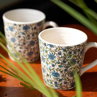 Turkish Handmade Ceramic Mug Set of 2 Amalfiee_Ceramics