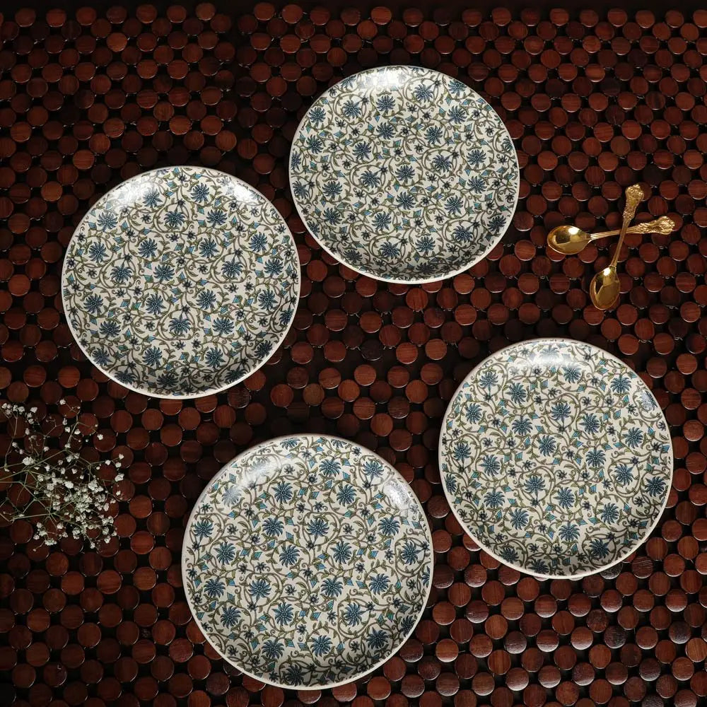 Turkish Handmade Ceramic Quarter Plates Amalfiee_Ceramics