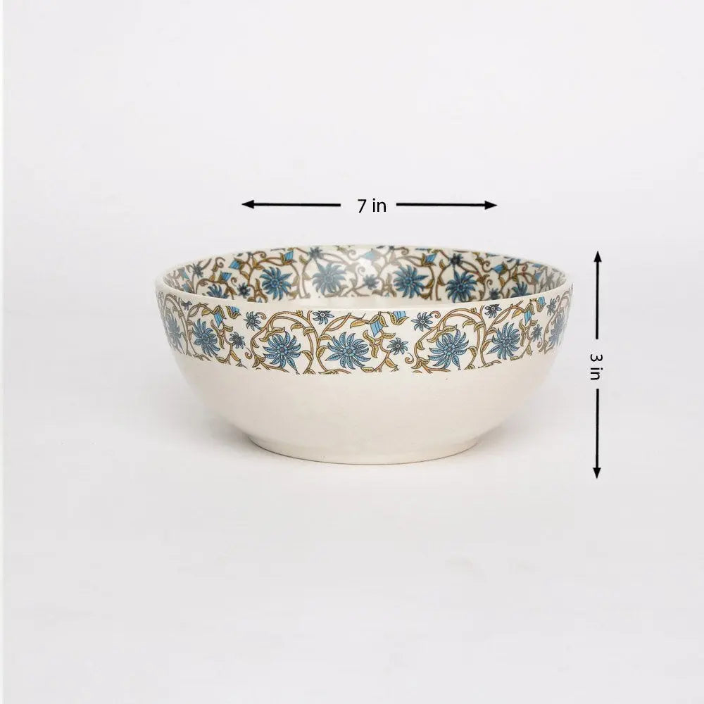 Turkish Handmade Ceramic Serving Bowl Amalfiee_Ceramics