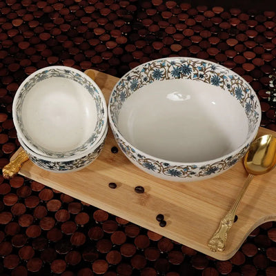 Turkish Handmade Ceramic Serving Bowl Set Amalfiee_Ceramics