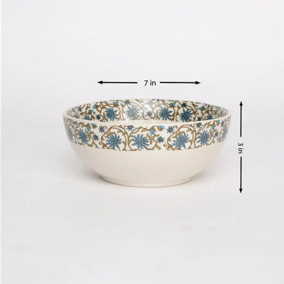 Turkish Handmade Ceramic Serving Bowl Set Amalfiee_Ceramics