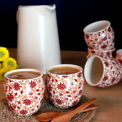 Turkish Print Ceramic Tea Kulhad Amalfiee_Ceramics