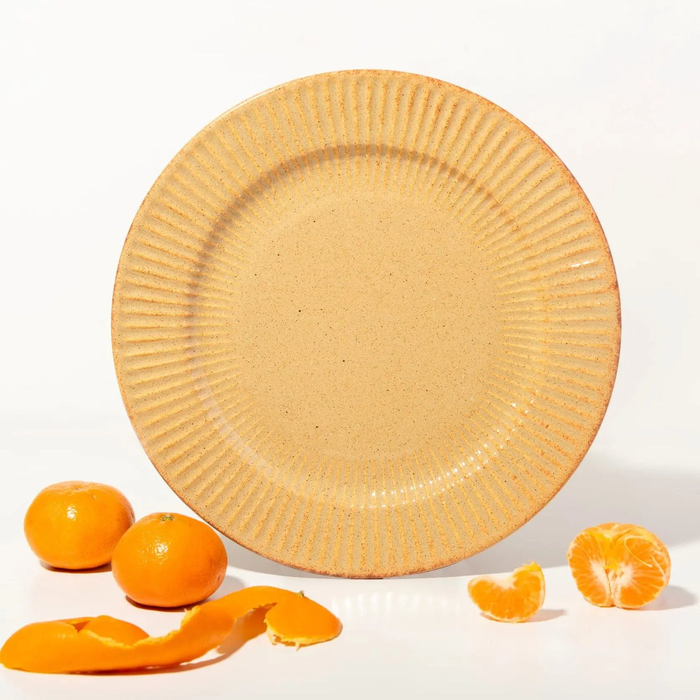 Utkarisht Ceramic Dinner Plates with Golden Rimmed Edges Single Piece Amalfiee_Ceramics