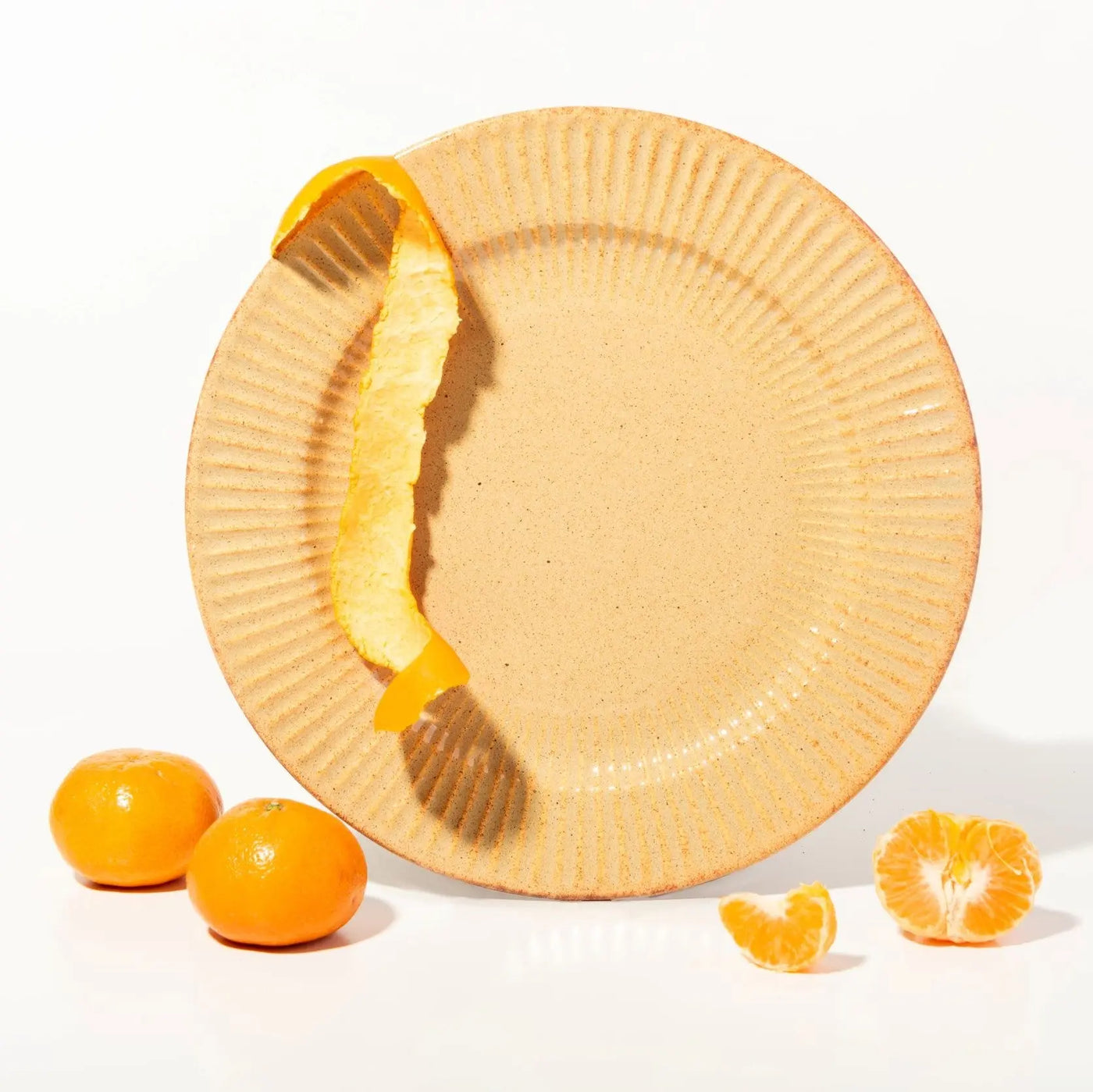 Utkarisht Ceramic Salad Plates with Golden Rimmed Edges Set of 4 Amalfiee_Ceramics