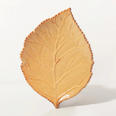 Utkarisht Premium Ceramic leaf Shaped Platter Amalfiee_Ceramics