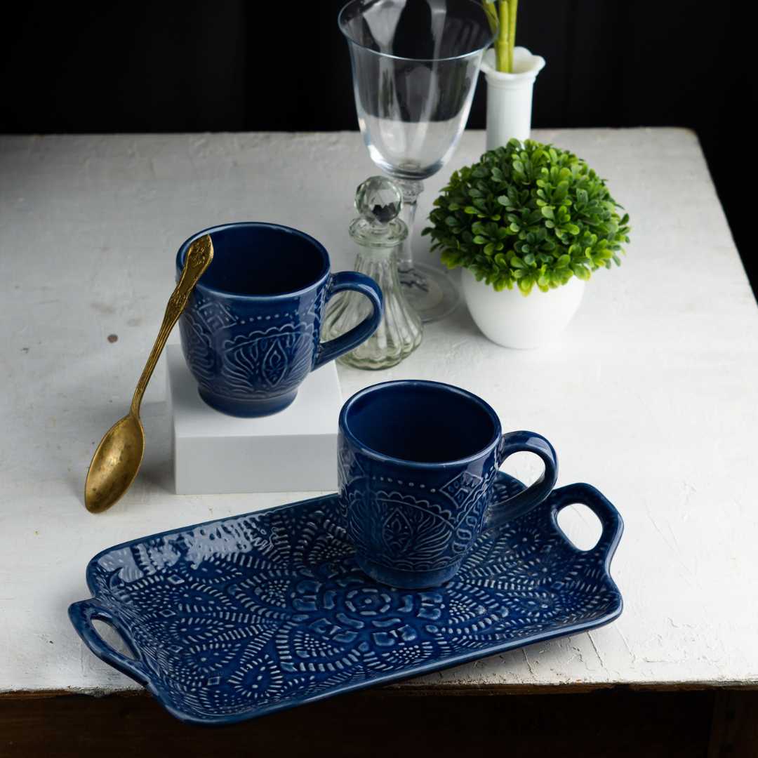 Venice Ceramic Coffee Mugs (Set of 2) Amalfiee Ceramics