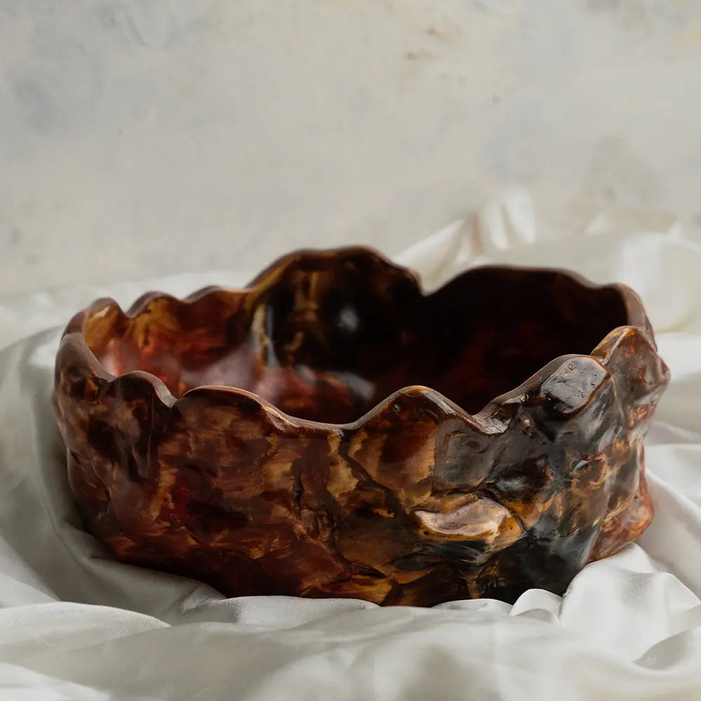 Vriksh 7" Light weight Exotic Ceramic Serving Bowl Amalfiee_Ceramics