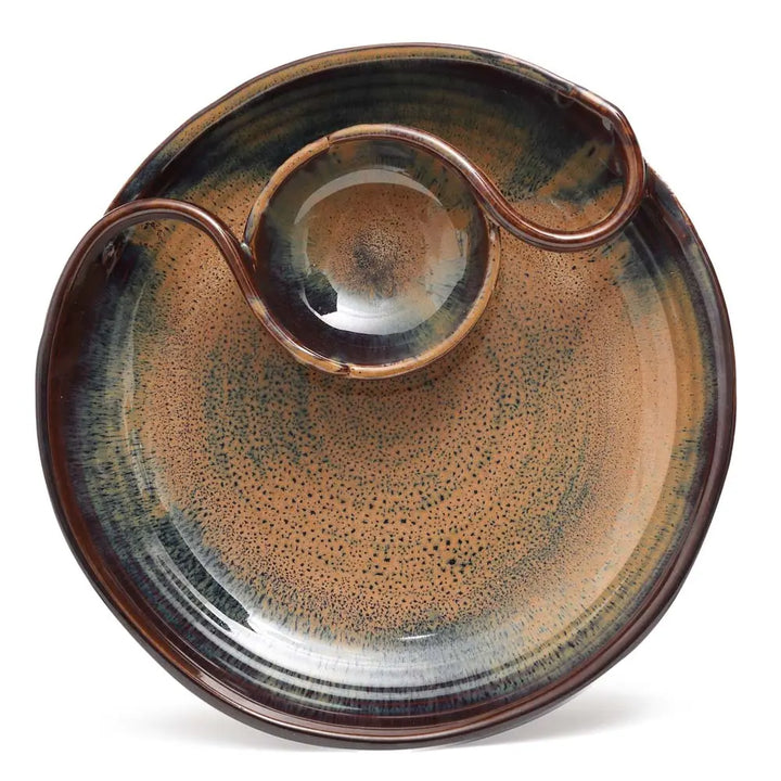 Vriksh Ceramic Chip &amp; Dip Platter Amalfiee_Ceramics