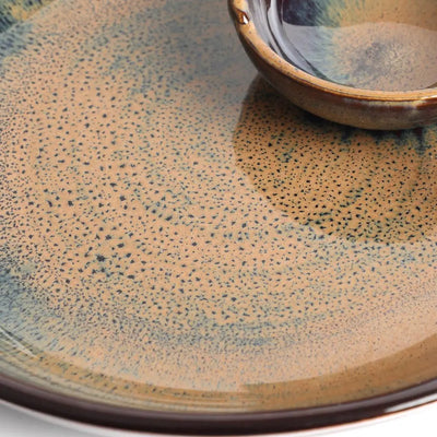 Vriksh Ceramic Chip & Dip Platter Amalfiee_Ceramics