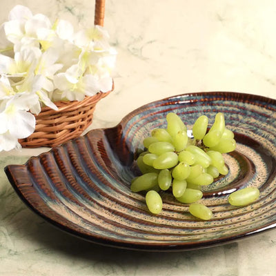 Vriksh Ceramic Shell Platter Amalfiee_Ceramics