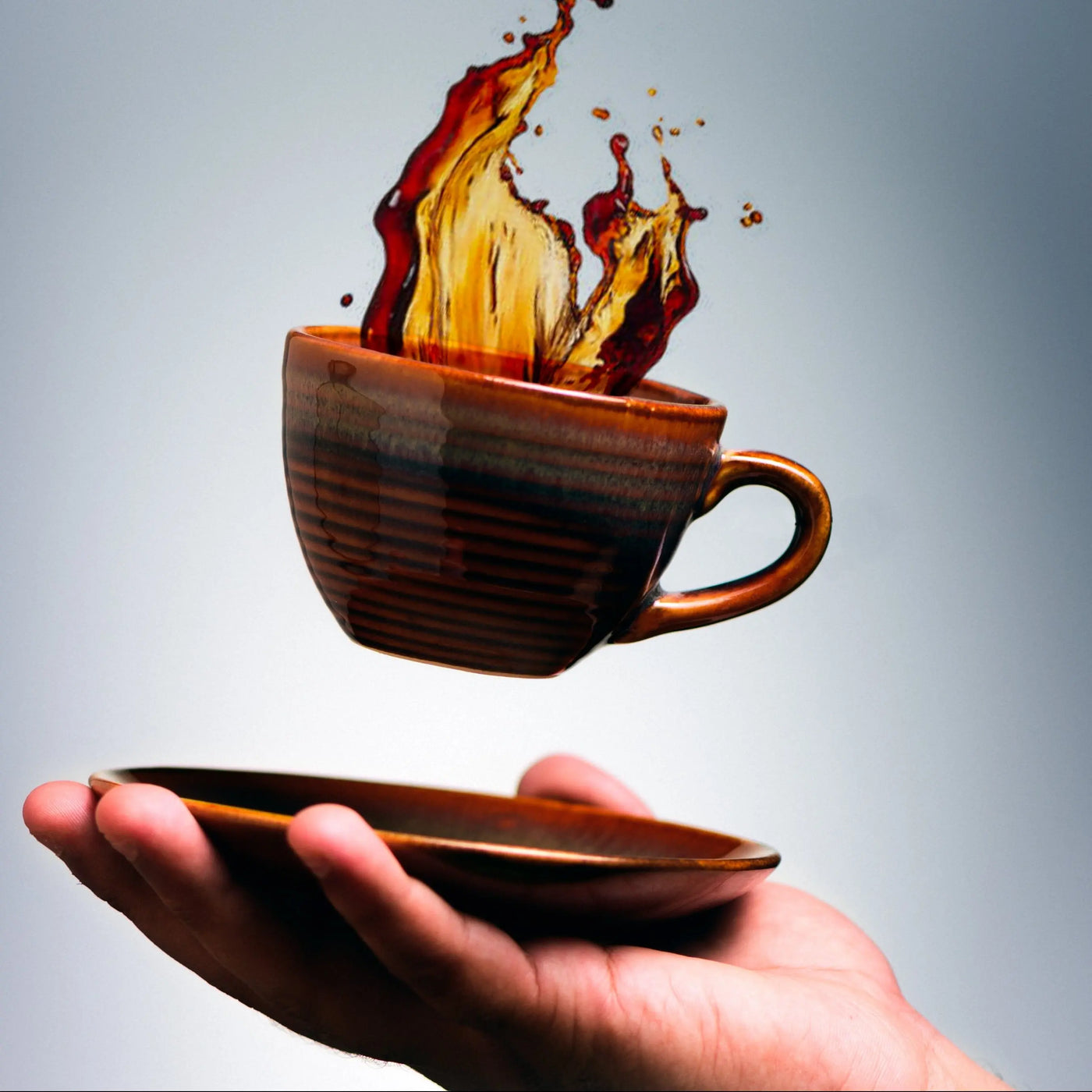 Vriksh Ceramic Tea Cup and Saucer Set of 4 Amalfiee_Ceramics