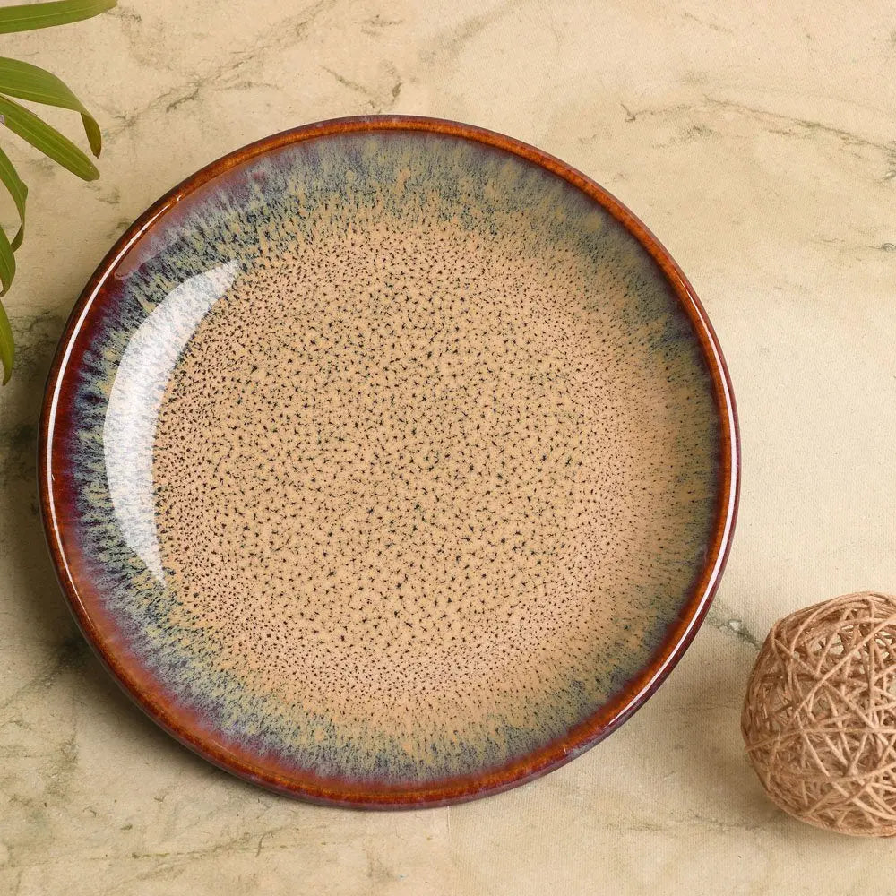 Vriksh Side Ceramic Dinner Plate Amalfiee_Ceramics